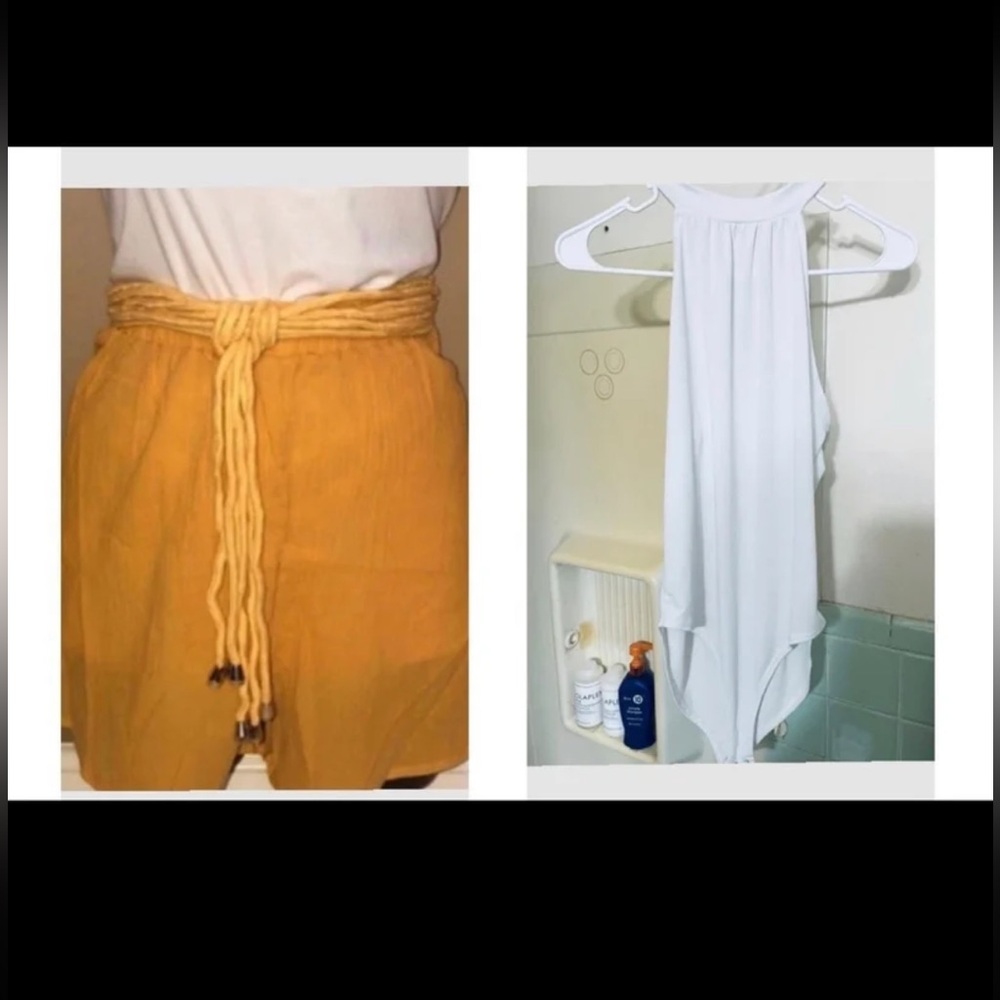 💛Women's Summer Outfit W/ Shorts & Bodysuit